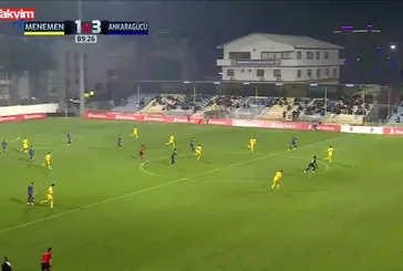 GOL İZLE: Menemen 1 - 3 Ankaragücü