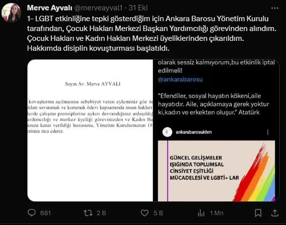 Ankara Barosu’nda LGBT skandalı: Tepki gösteren avukata görevlerinden el çektirdiler-6