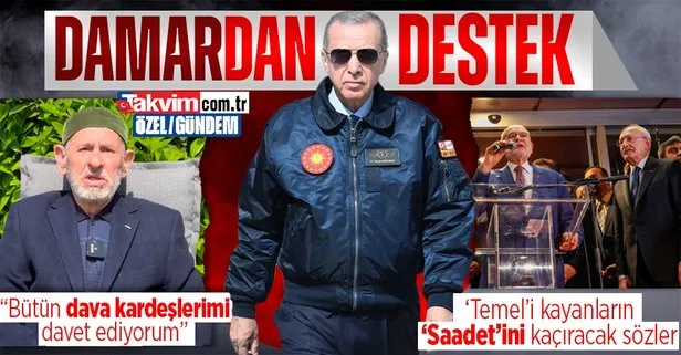 Başkan Erdoğan’a ikinci tur için ’Damar’dan destek! Milli Görüş’ün önemli ismi Bütün dava kardeşlerimi davet ediyorum diyerek duyurdu
