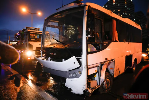 Eyvah eyvah! Yürekler ağza geldi! Cezaevi aracı viyadükte asılı kaldı - 20