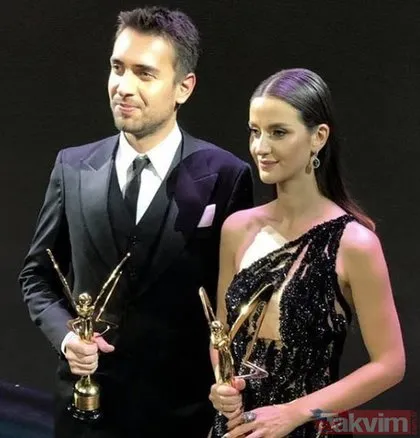 İrem Helvacıoğlu ile Ulaş Tuna Astepe en iyi dizi çifti oldu! 45. Altın Kelebek Ödülleri kime verildi? 2018
