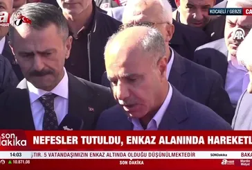 Gebze’de çöken binadan acı haber