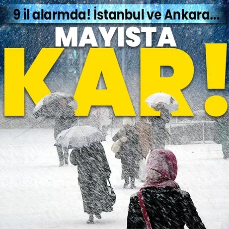HAVA DURUMU | Meteoroloji’den 9 ile kar alarmı! Bugün hava nasıl olacak? İstanbul’da hava nasıl? | 5 Mayıs 2024 hava durumu