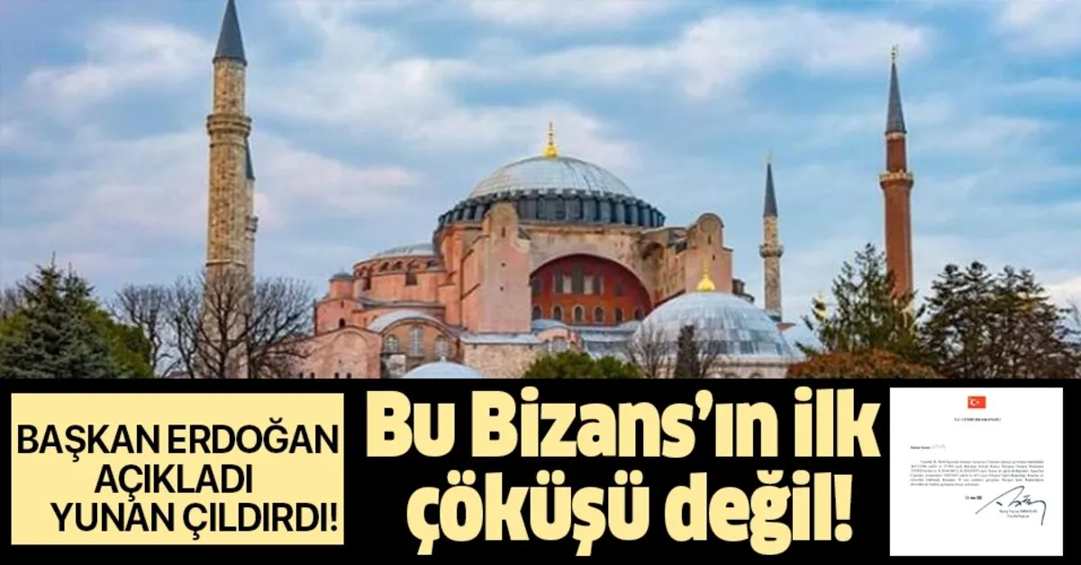 bizans in ilk cokusu degil ayasofya