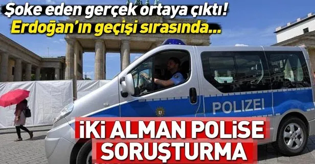 Cumhurbaşkanı Erdoğan’ın ziyaretinde görevli iki polise soruşturma