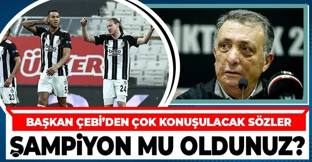 Beşiktaş Başkanı Ahmet Nur Çebi’den olay açıklamalar: Ölene kadar araştıracağım