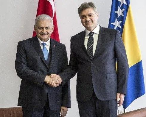 Yıldırım, Zvizdic’i kabul etti