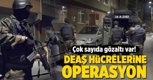 İstanbul'da terör örgütü DEAŞ'a operasyon