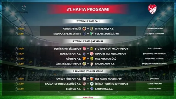Türkiye Futbol Federasyonu'ndan son dakika açıklaması | Süper Lig'de maç saatleri değişti-6