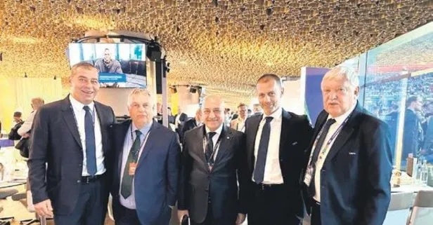 TFF Başkanı Mehmet Büyükekşi Almanya’da dev zirvede