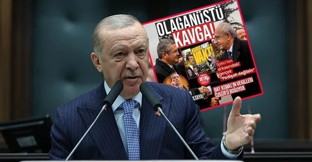 Takvim.com.tr manşet manşet yazdı! Başkan Erdoğan işaret etti... "Kılıçdaroğlu CHP'yi kurultaya götürmek istiyor"