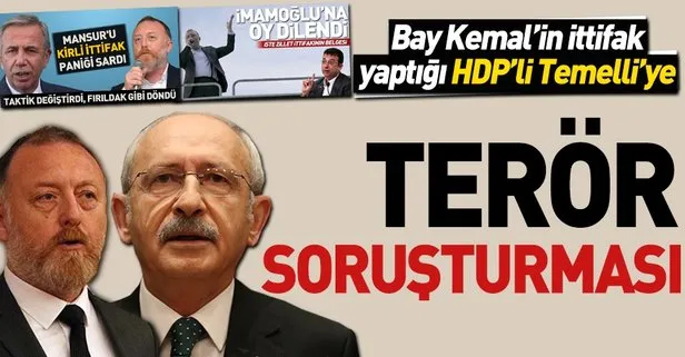 HDP Eş Genel Başkanı Sezai Temelli’ye terör soruşturması!