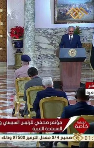 Köşeye sıkışan Hafter'e, darbeci Sisi'den yardım eli!