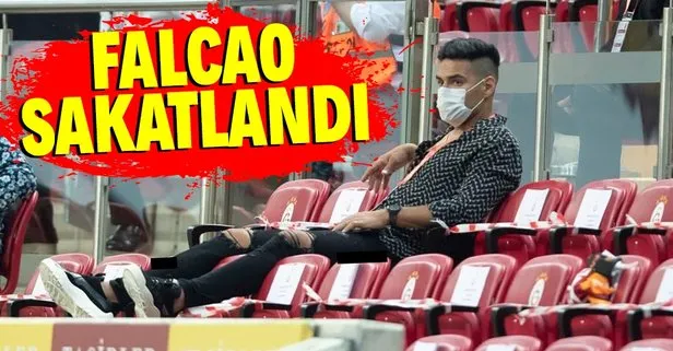Galatasaray’ın gol silahı Radamel Falcao sakatlandı! PSV Eindhoven maçı öncesi büyük şok...