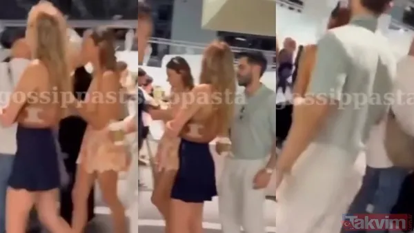 Sosyal medya hesabı gossippasta tarafından paylaşılan görüntülerde Sabancı'nın sosyal medya fenomeni Naz Şahin'le birlikte olduğu görüldü.