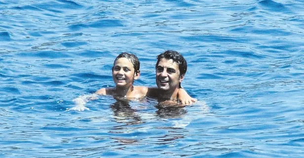 İbrahim Kutluay'ın Bodrum'da keyfine diyecek yok