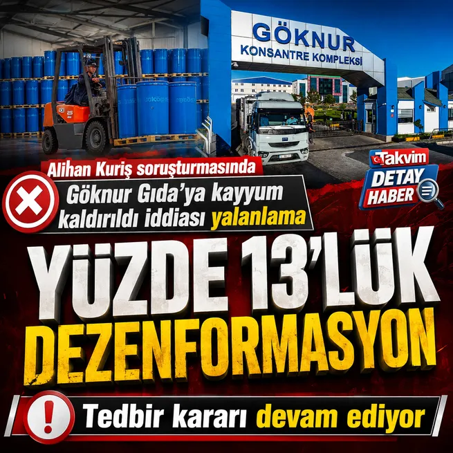 Göknur Gıdada kayyum kararı kaldırıldı iddiası: Yüzde 13lük paya el koyma tedbiri