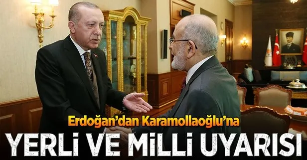 Yerli ve milli uyarısı