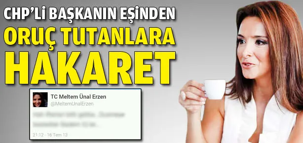 Oruç tutanlara büyük hakaret