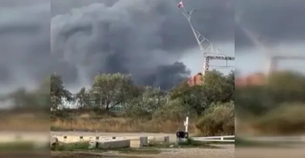 Rusya'nın ilhak ettiği Kırım'daki askeri havalimanına iniş yapan uçakta patlama