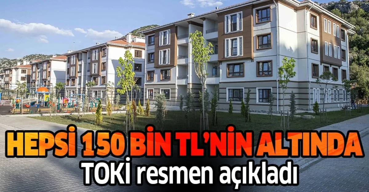 toki acik satis yontemiyle yuzlerce ucuz konut satiyor 150 bin liradan ucuz toki evleri takvim