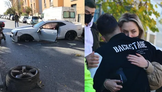 Enes Batur kaza yaptı! Ünlü YouTuber ve sevgilisi Ecenaz Üçer'in ölümden döndüğü kaza sonrası ilk görüntüler