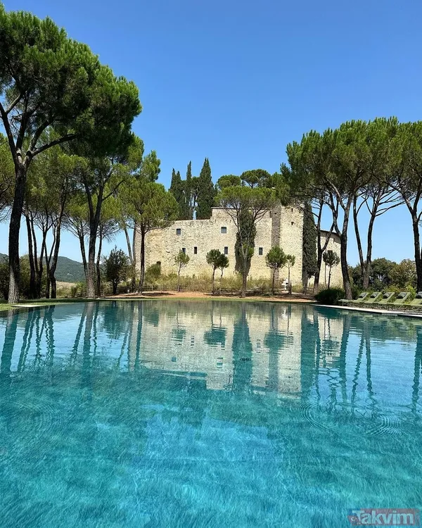 1000 yıllık kalede romantik kutlama! Engin Altan Düzyatan ile Neslişah Alkoçlar 9 yılı devirdi! Çocukları hayran bıraktı - 5