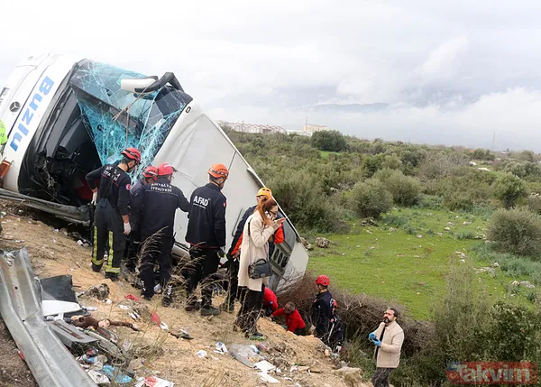 Antalya'da 9 kişiye mezar olan otobüsün son görüntüleri! 90 metre sürüklenip şarampole uçtu: "Şoför çok hızlı geliyordu virajı alamadı" - 3