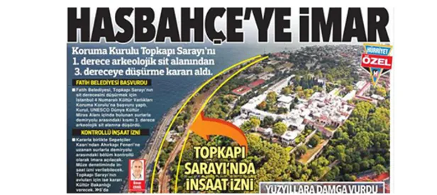 Hürriyet’in hasbahçe haberine çifte yalanlama