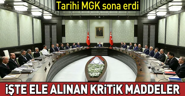Parlamenter sistemin son MGK toplantısı sonrası yazılı açıklama yapıldı