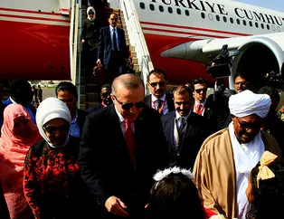 Cumhurbaşkanı Erdoğana Sudanda ilginç hediye