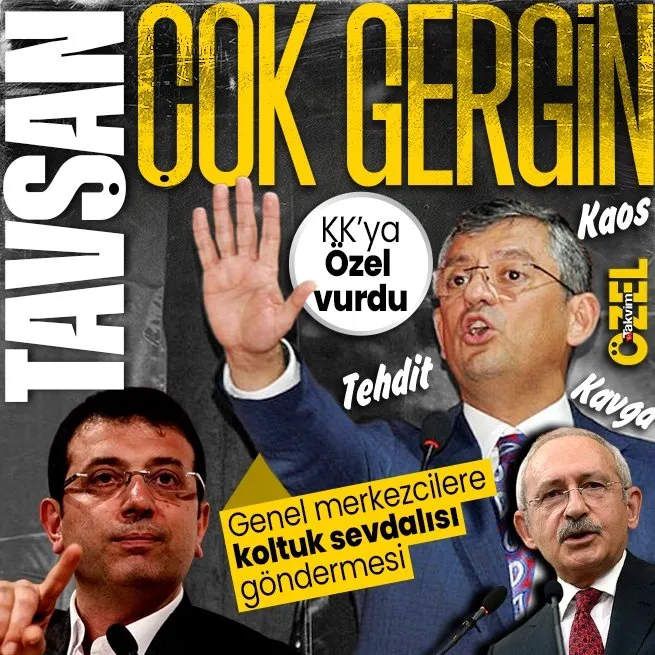 CHP kaynıyor! Değişimcileri tehdit eden Kılıçdaroğluna Özgür Özelden yaylım ateşi: Genel merkezcilere koltuk sevdalısı göndermesi