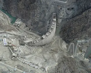 Yusufeli Barajının tamamlanmasına son 40 metre! Dünyanın en büyük üçüncü barajı olacak!