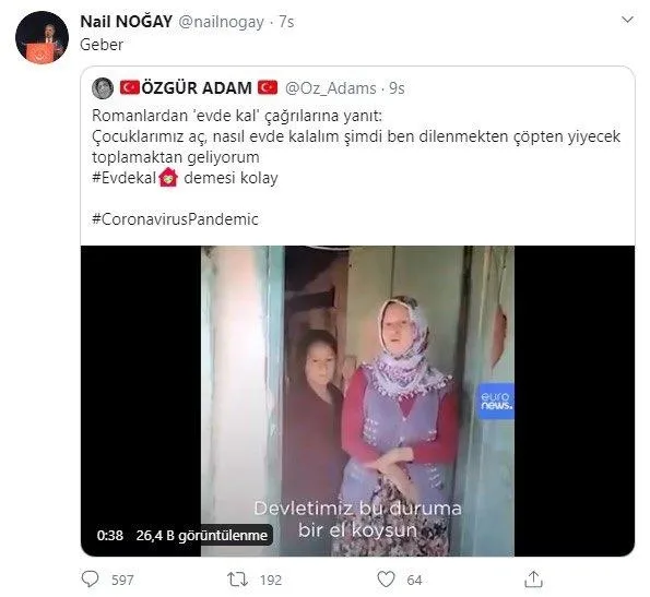 Son dakika: Bakanlık açıkladı: Tepki çeken paylaşımın sahibi Nail Noğay görevden alındı-1