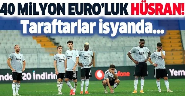 40 milyon Euro’luk hüsran! Avrupa defterini kapatan Beşiktaş büyük bir geliri elinin tersiyle itti