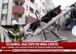 İstanbul'da 6 katlı bina çöktü