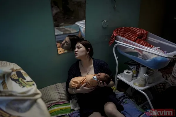 Ölümle yaşam arasında savaş! Kiev'deki doğum hastanesi görüntülendi! Hüzünlü kareler... - 8