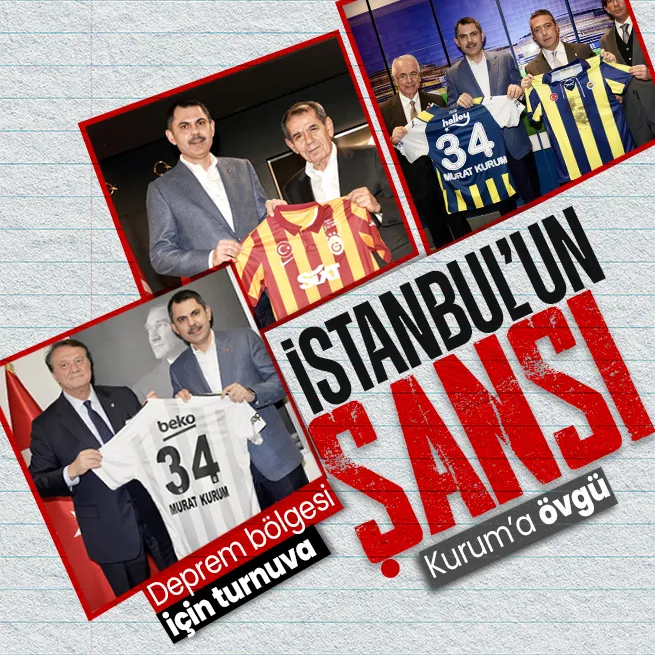 Cumhur İttifakının İBB Başkan Adayı Murat Kurumdan spor kulüplerine ziyaret! Dursun Özbekten övgü: İstanbul için bir şans