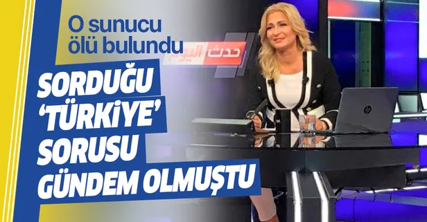 Hafter'in Sözcüsü Mismari'yi canlı yayında rezil etmişti! O sunucu evinde ölü bulundu