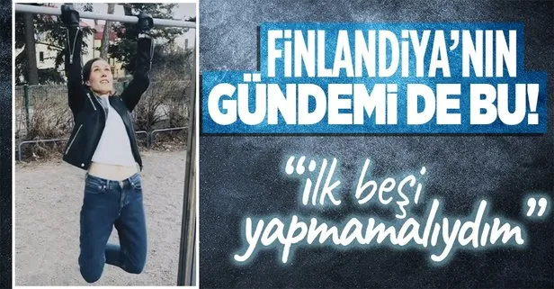 Finlandiya Başbakanı Sanna Marin’in barfik çekmesi olay oldu!