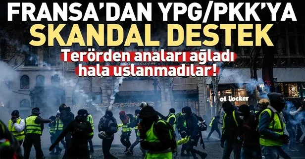 Terör örgütü YPG/PKK’ya Fransa sahip çıktı