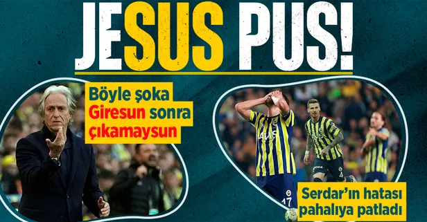 Fenerbahçe'ye Kadıköy'de soğuk duş! (Fenerbahçe 1-2 Bitexen Giresunspor MAÇ SONUCU ÖZET)