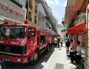 Fatih’teki bir otelde yangın!