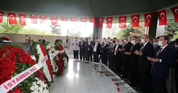 Son dakika: Merhum Başbakan Adnan Menderes mezarı başında anıldı