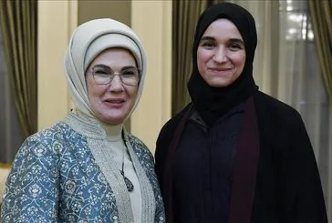 Emine Erdoğan ve Şara’nın eşi bir arada!