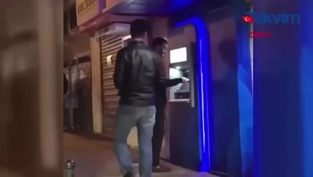 Ankara'da çalıntı parayı halay çekerek ATM'ye yüklediler! O anlar kamerada