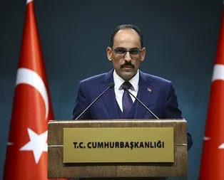 Cumhurbaşkanlığı Kabine Toplantısı sonrası Kalından önemli açıklamalar