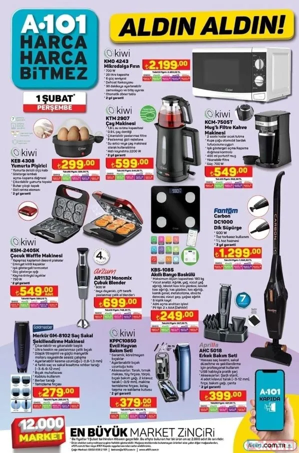1 Şubat 2024 haftasına ÖZEL İNDİRİM! A101 aktüel ürünler kataloğu! Çeyiz düzmek isteyenlere bulunmaz fırsat duyuruldu - 3