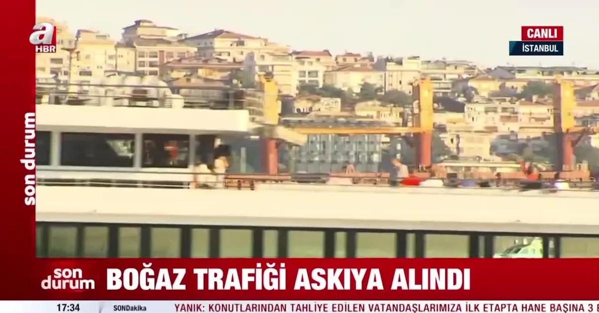 İstanbul Boğazı'nda gemi arızası!