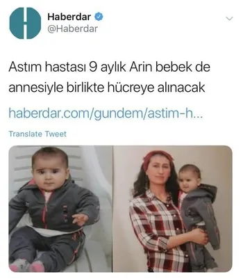 Kripto gazete Yeni Asya bebek istismarı ile terörist aklama peşinde
